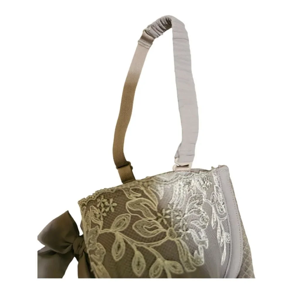 AFFINITAS Lavender Lace Padded Underwire Bra -‎ Size 32DD - Picture 5 of 9